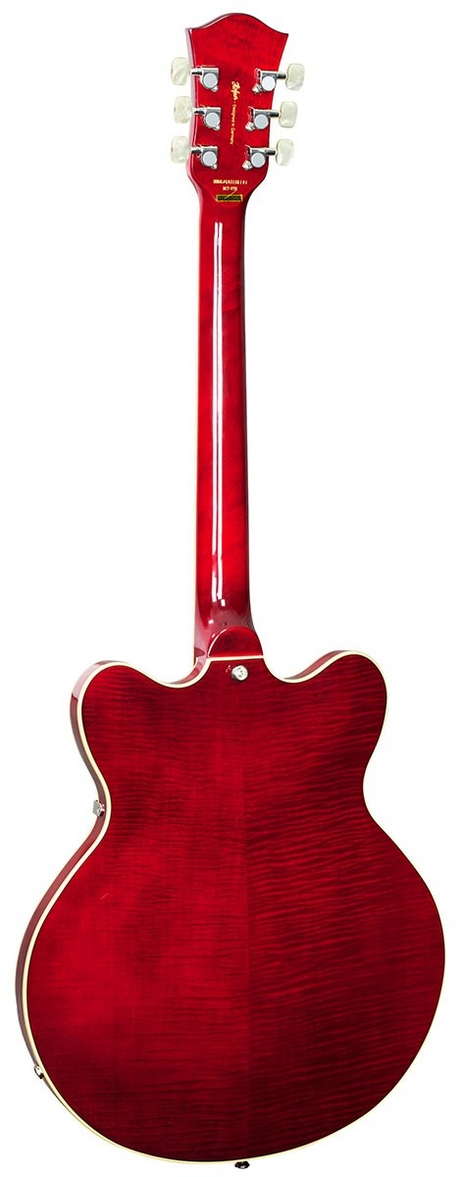 Hofner Verythin Semi-Acoustic Guitar Red