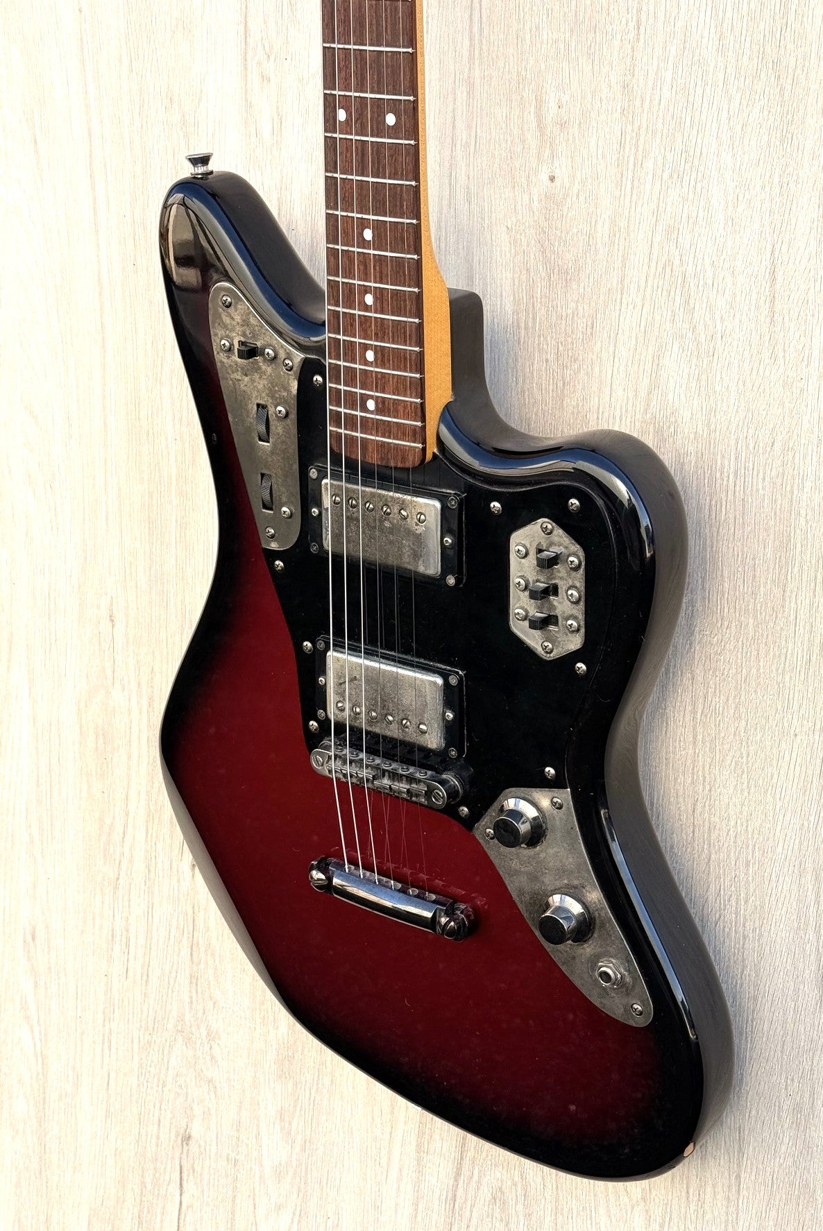 Fender Crafted In Japan JGS-78 Jaguar Gunmetal Red Burst 2002-4
