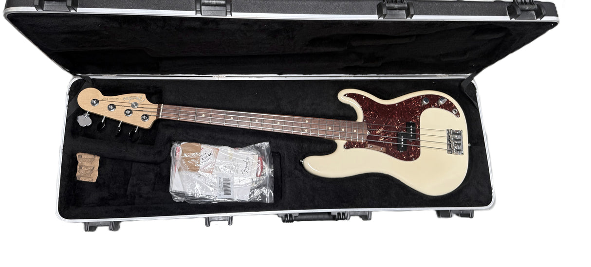 Fender American Standard Precision Bass RW Olympic White 2013