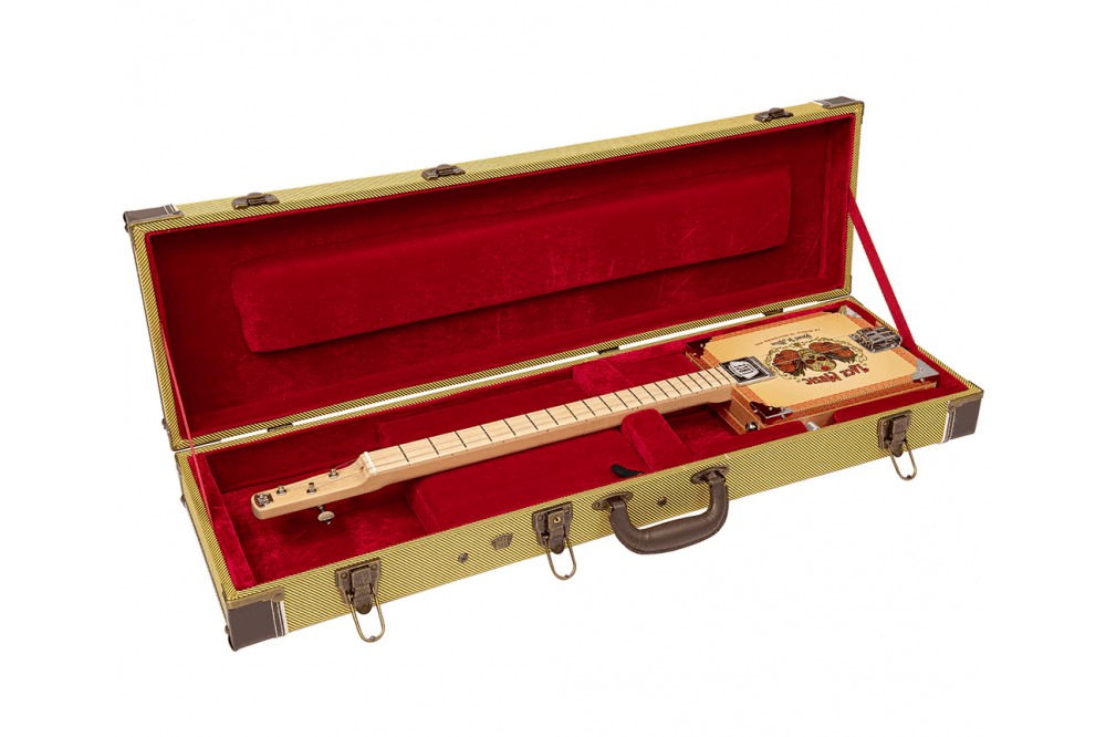 Lace Cigar Box Guitar Case For 3 and 4 String