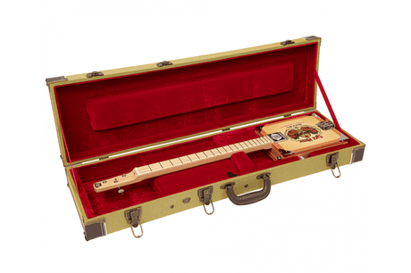 Lace Cigar Box Guitar Case For 3 and 4 String