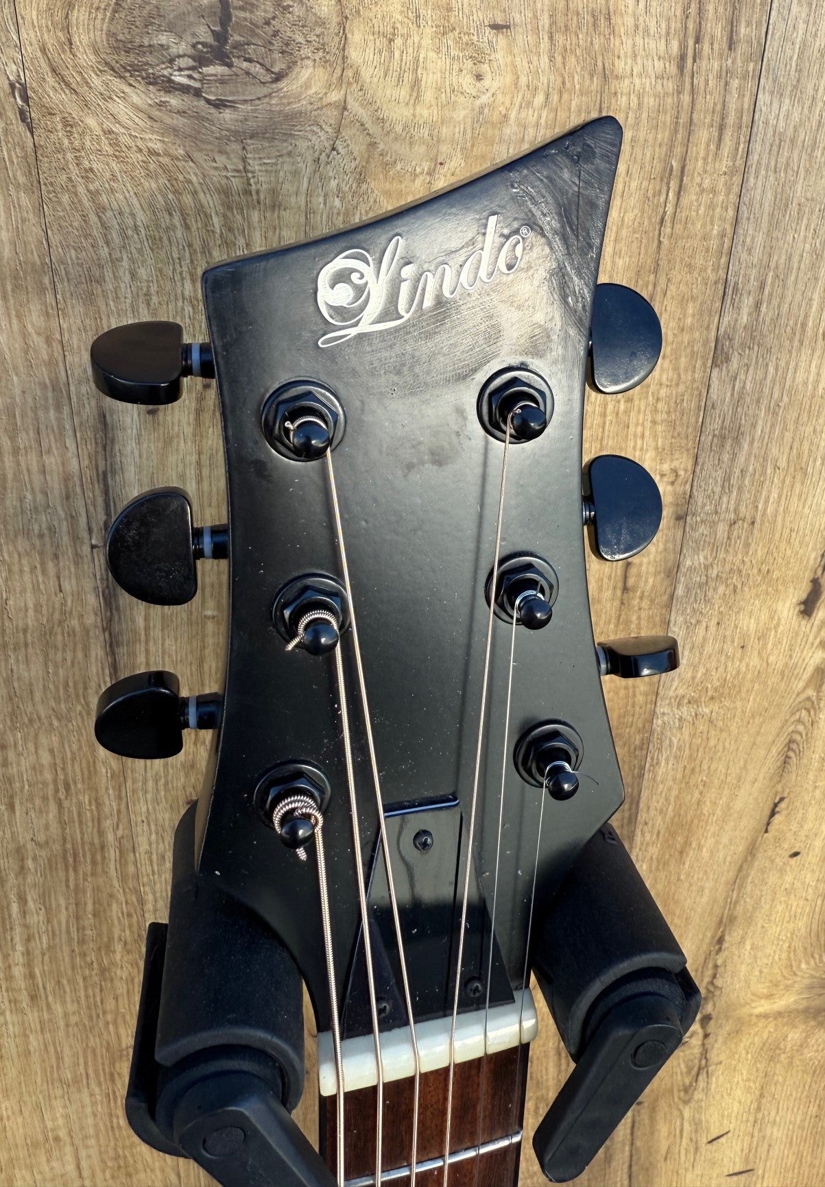 Lindo Neptune All Black Electro Acoustic Guitar – Matte Black