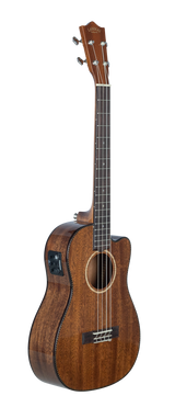 Lanikai All Solid Mahogany MAS-CEB Electric Bartione Ukulele