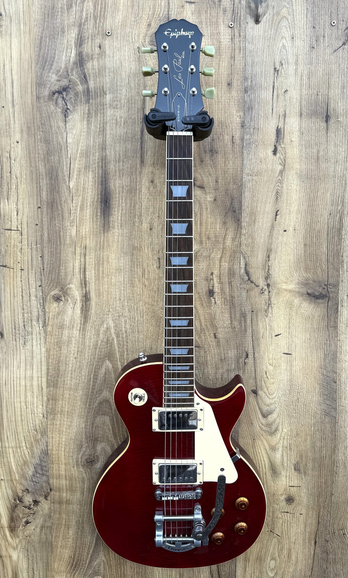 Epiphone Les Paul Standard With VibroTone Made In Korea 1997 Wine Red