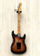 Vintage V6 Icon Distressed Left Hand Three Tone Distressed Sunburst