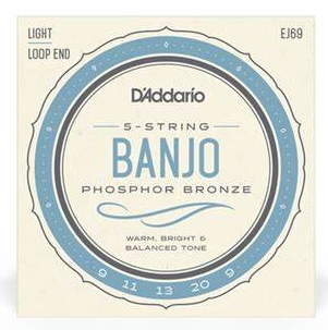 D Addario SET BANJO PHOS BRZ LITE