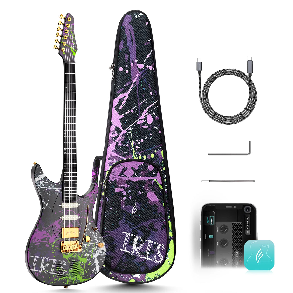 Enya Inspire IRIS Electric Smart Guitar