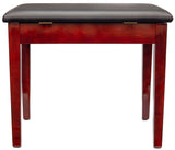 Montford Storage Piano Stool - Gloss Mahogany Finish