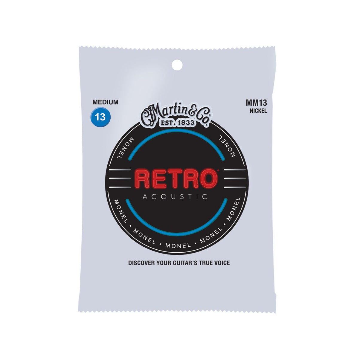 Martin Retro Monel Acoustic Strings Medium 13 - 56