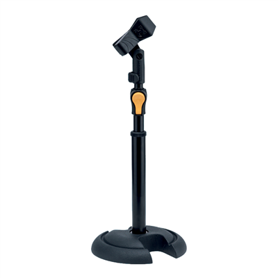 Hercules MS100BPLUS QuikNEZ Mini Mic Stand Round Base