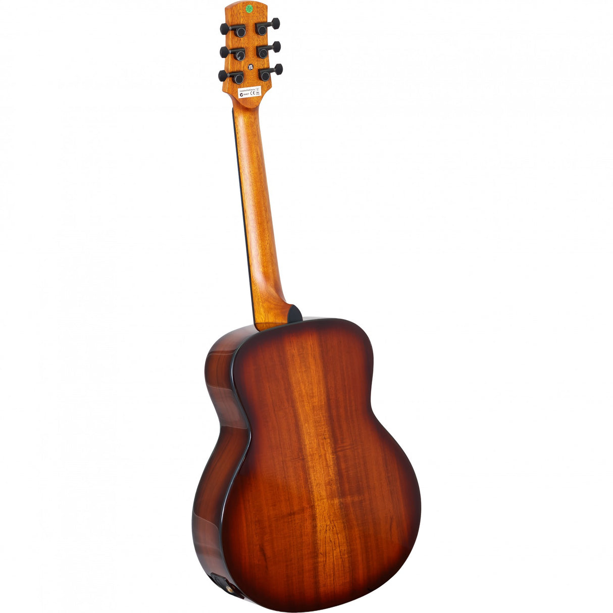 Adam Black O-2TKEA Koa Travel Electro Acoustic with Bevelled Armrest and Gigbag
