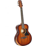 Adam Black O-2TKEA Koa Travel Electro Acoustic with Bevelled Armrest and Gigbag