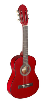 Stagg 1/4 Linden Classical Guitar Red