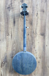 Ozark 2306G 5 String Banjo Transparent Blue Finish