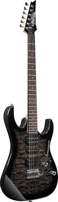 Ibanez GRX70QA GRX Series Transparent Black Sunburst