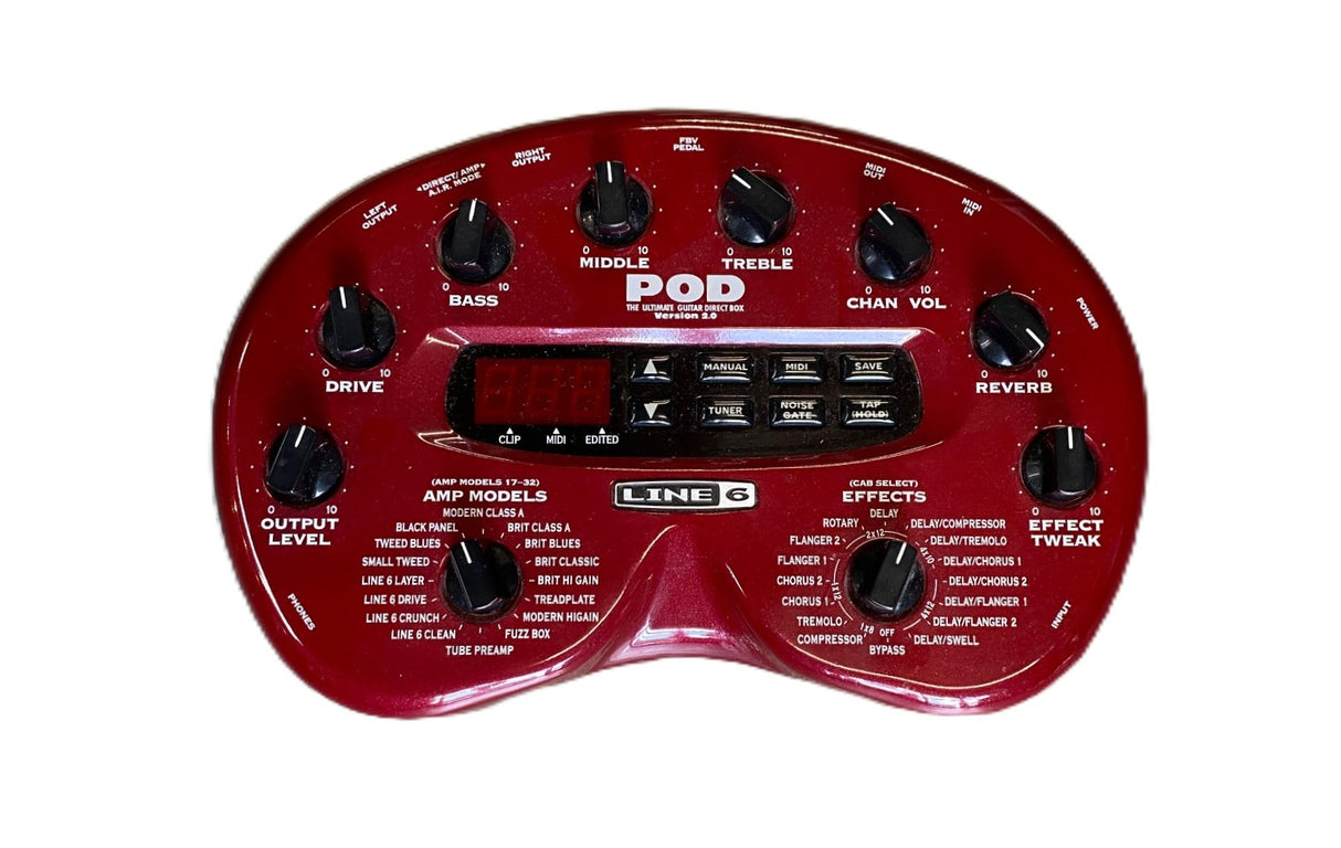 Line 6 Pod 2.0 Guitar Multi-Effects And Amp Modeller