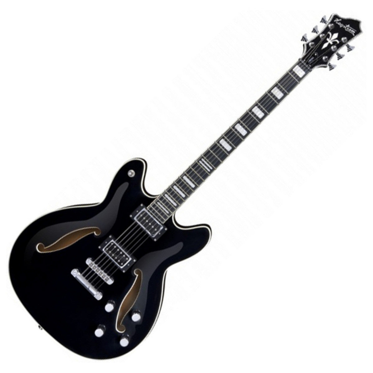 Hagstrom Viking Deluxe Baritone - Black