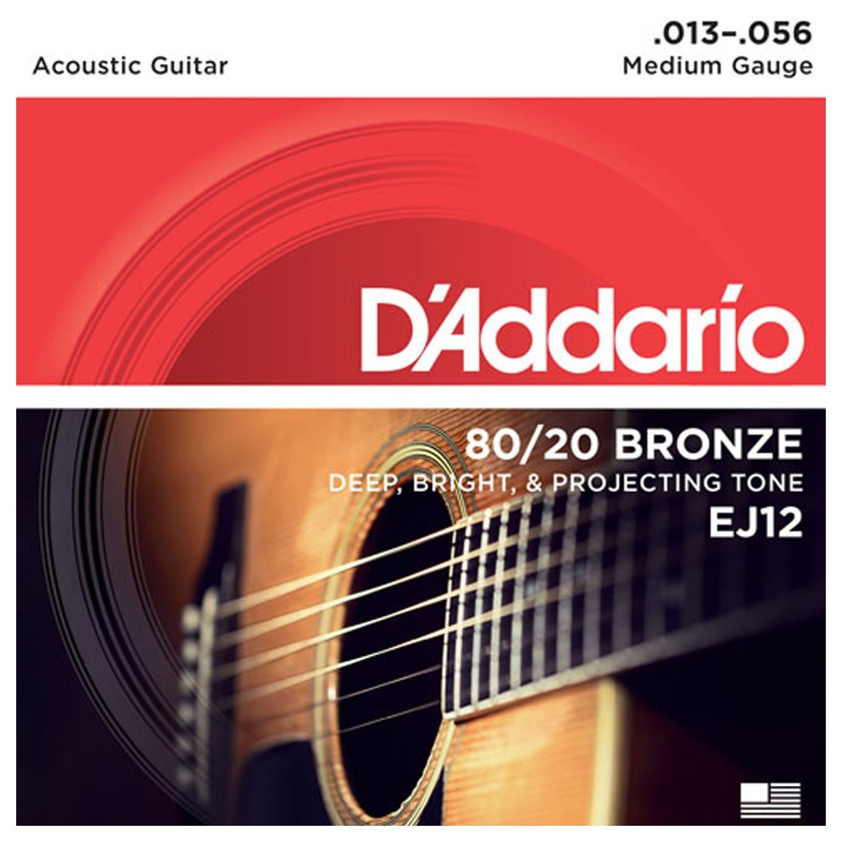 D Addario EJ12  80/20 Bronze 13-56 Medium