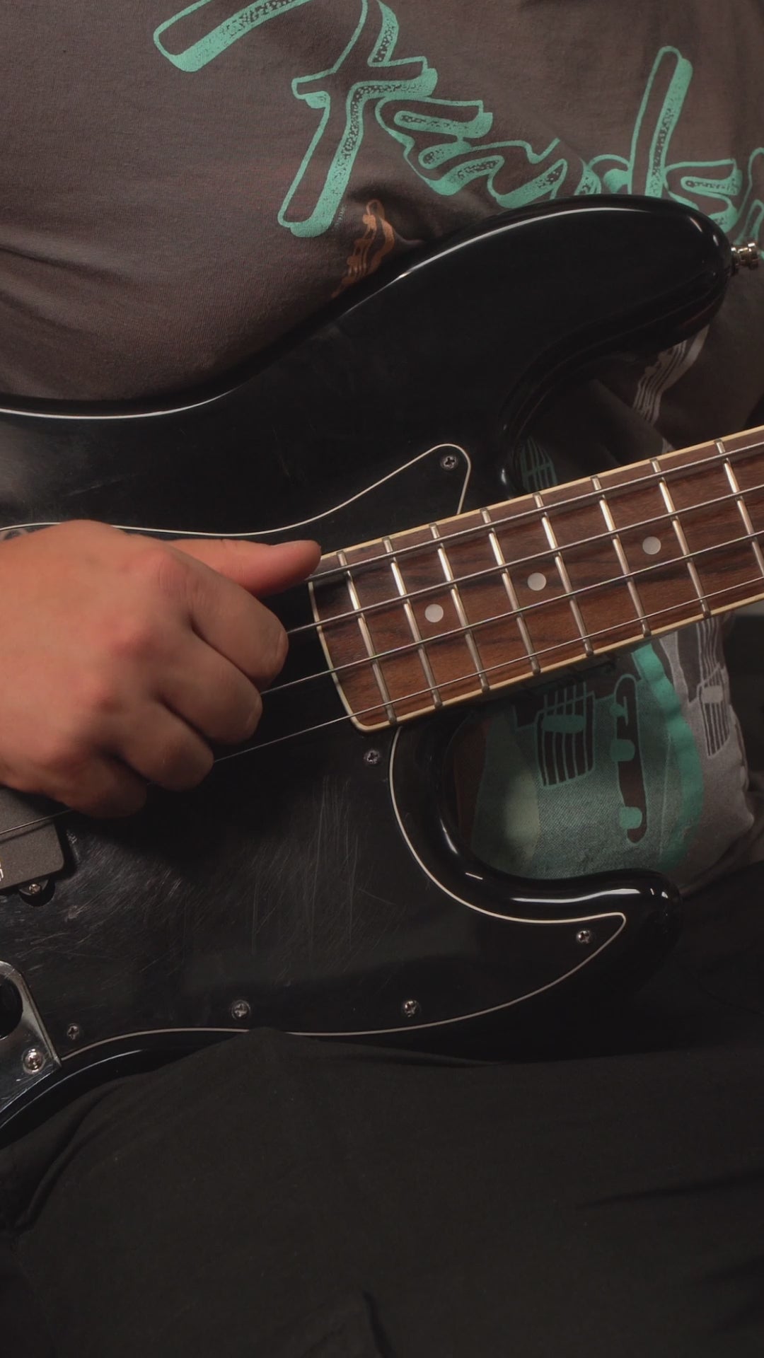 Steve Canty Custom J Bass Style with EMGs 4-String Black
