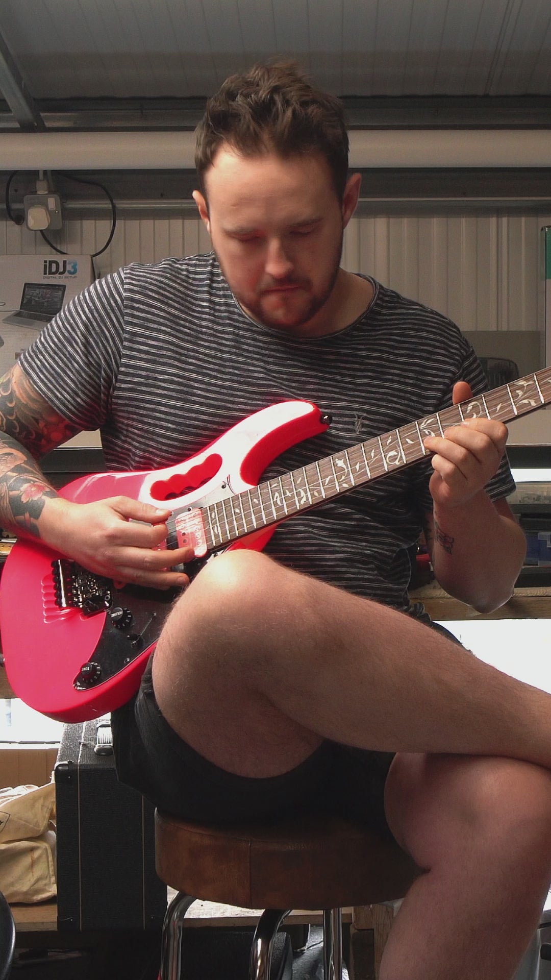 Ibanez JEMJRSP-PK Steve Vai Jem Junior Pink