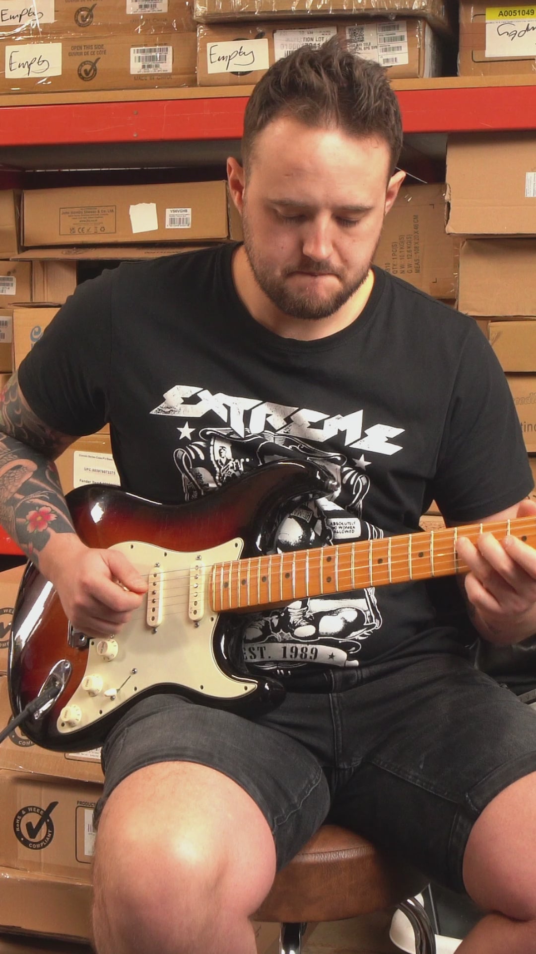 Fender American Deluxe Strat 2013 MN 3-Colour Sunburst