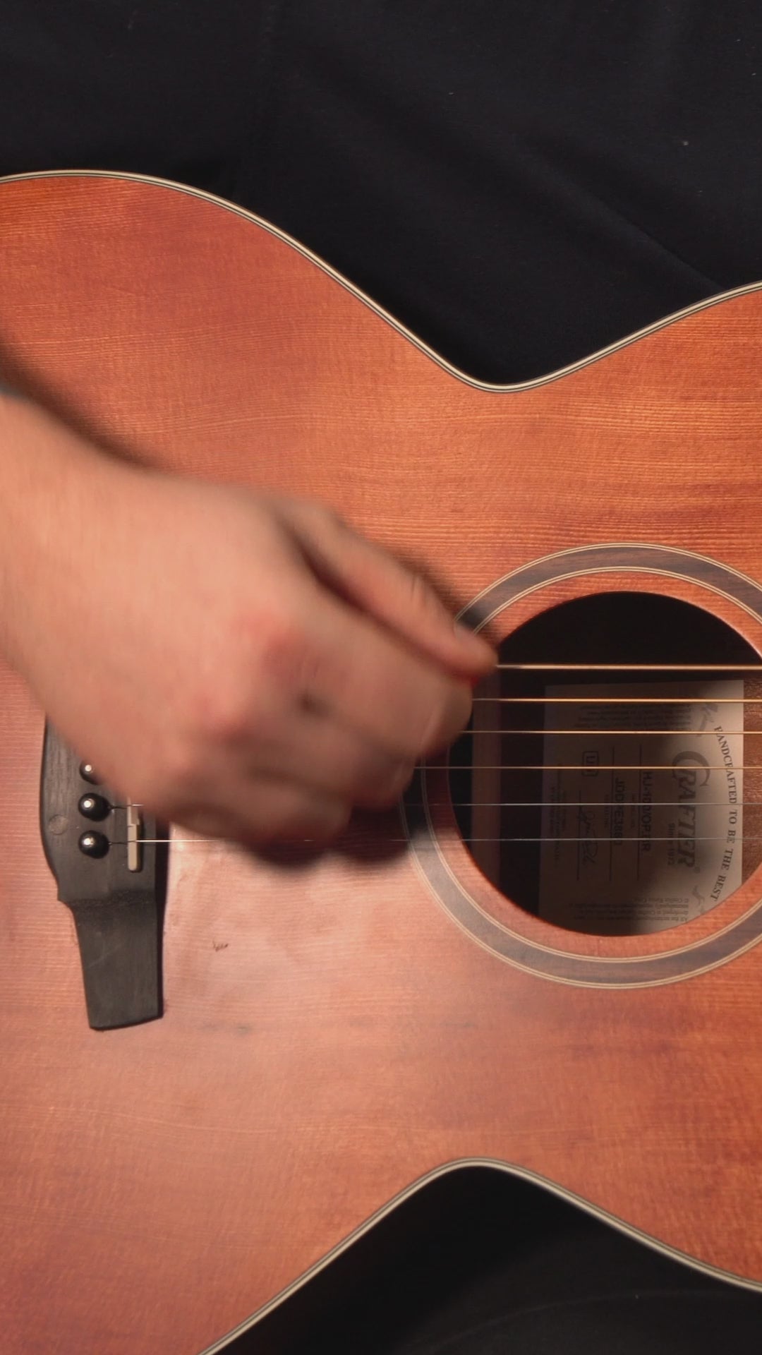 Crafter HJ100-BR Silver Series 100 Jumbo Acoustic - Spruce Brown