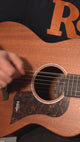 Vintage Voyager Solid Top Acoustic Travel Guitar - Mahogany
