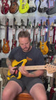 Squier FSR Limited Edition Affinity Series Jaguar Graffiti Yellow
