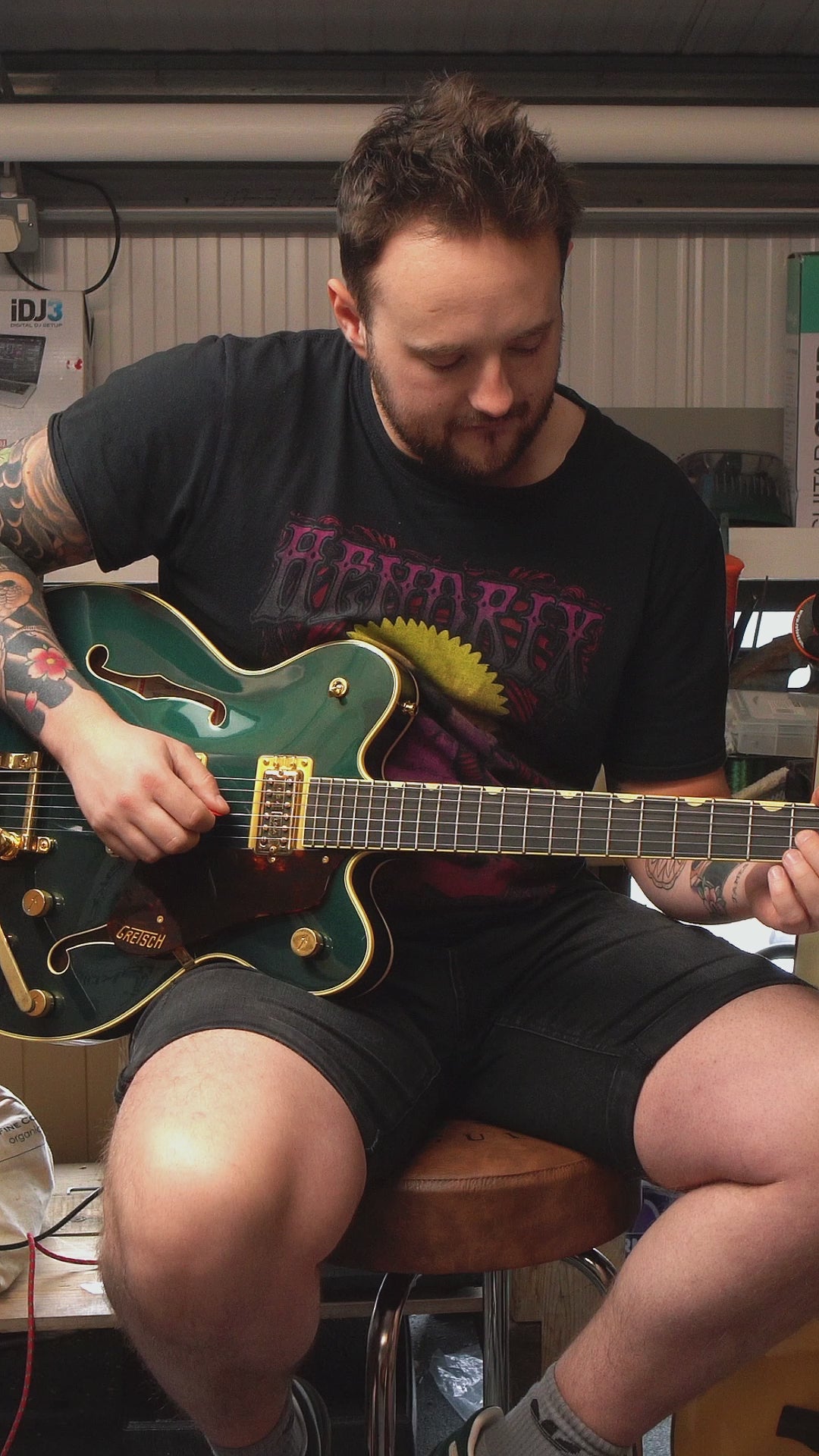Gretsch G6609TG Players Edition Broadkaster with Bigsby 2017 Cadillac Green