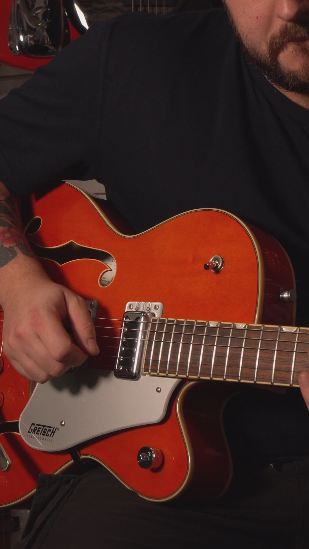 Gretsch G5420T Electromatic Hollow Body Single-Cut with Bigsby Orange Stain