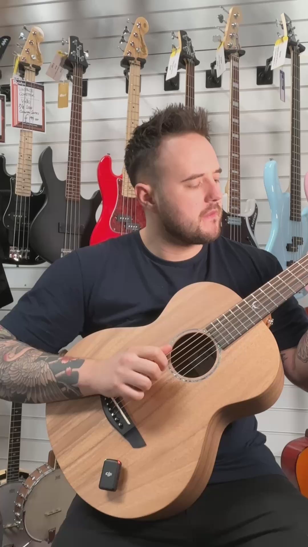 Faith Nomad Mini-Neptune Electro-Acoustic - Trembesi
