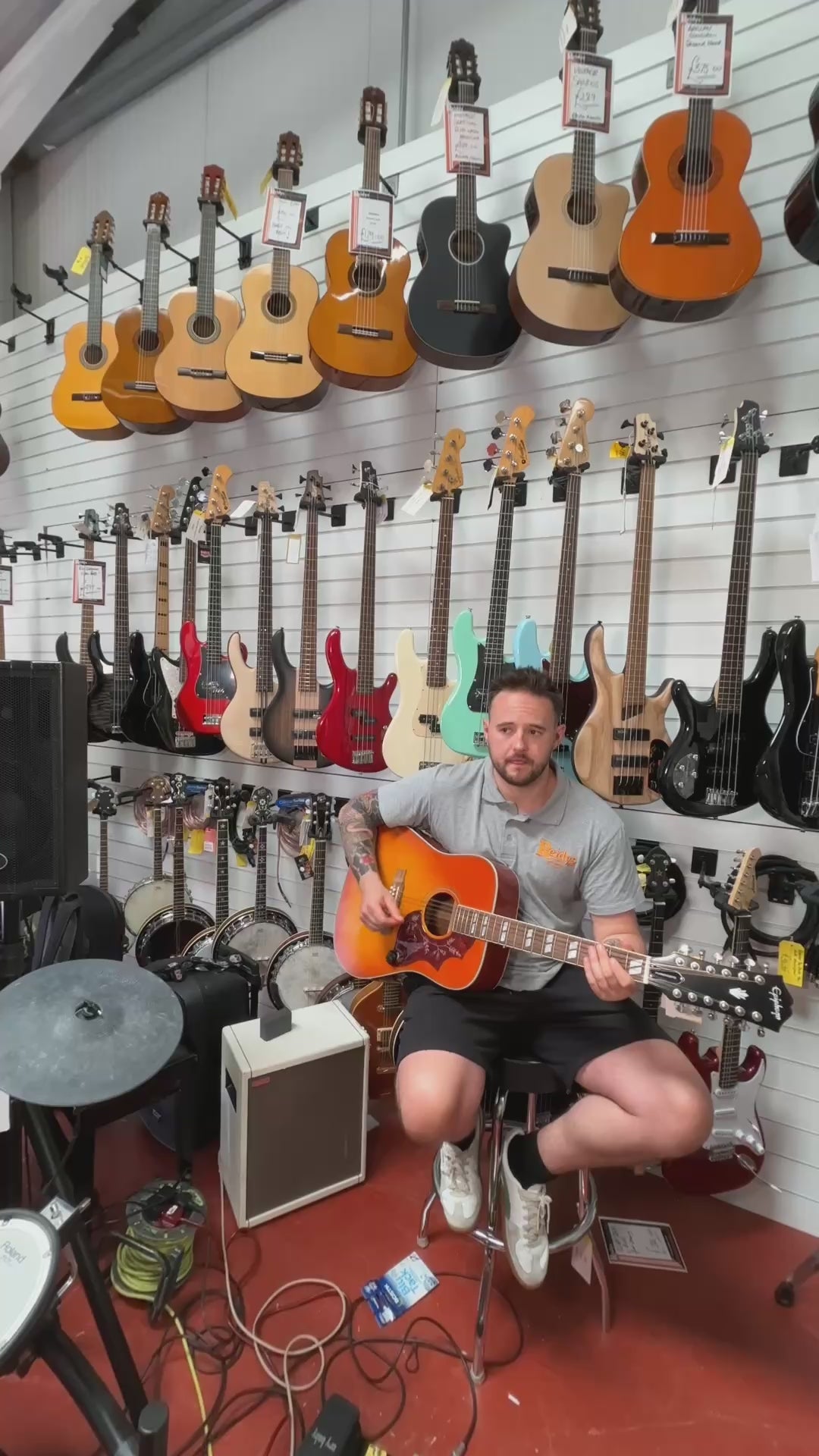Epiphone Inspired by Gibson Hummingbird 12-String Aged Cherry Sunburst 2020