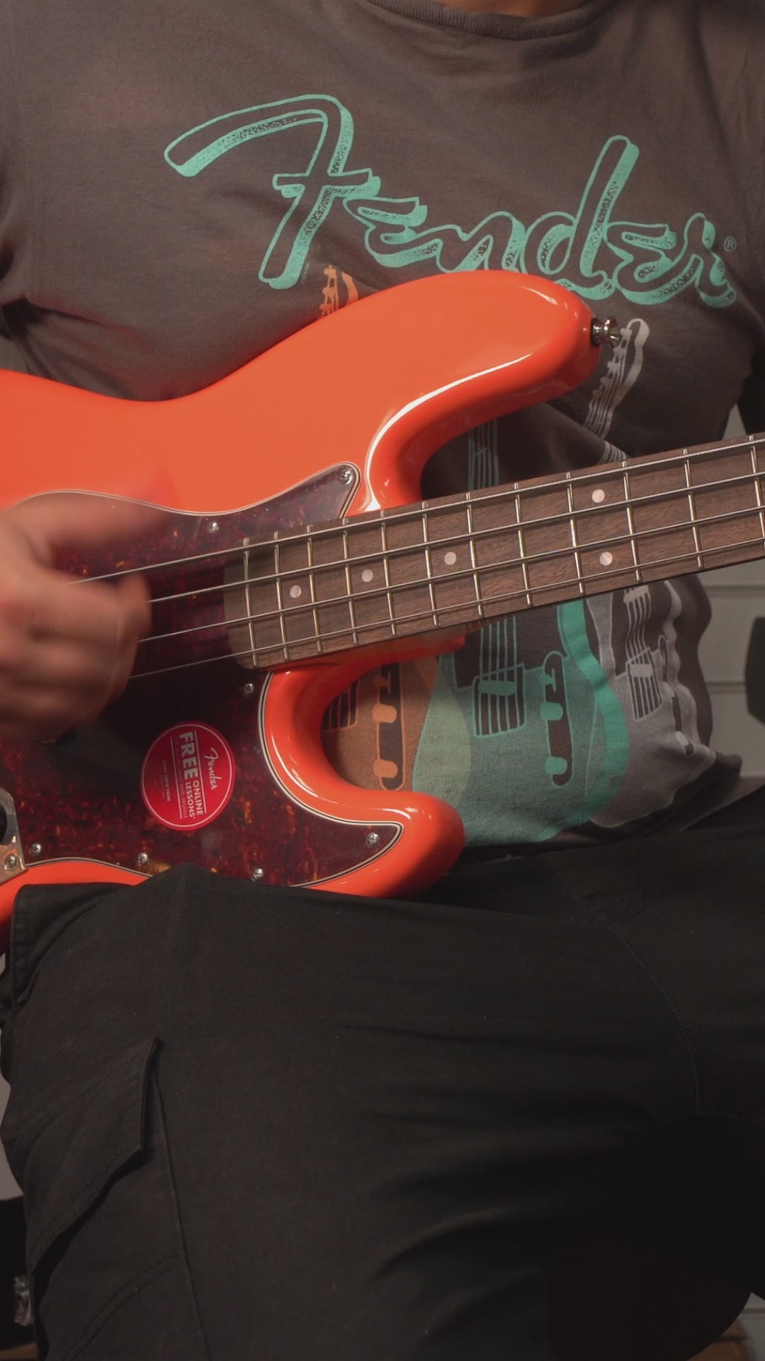 Squier Classic Vibe 60s Jazz Bass Tahitian Coral