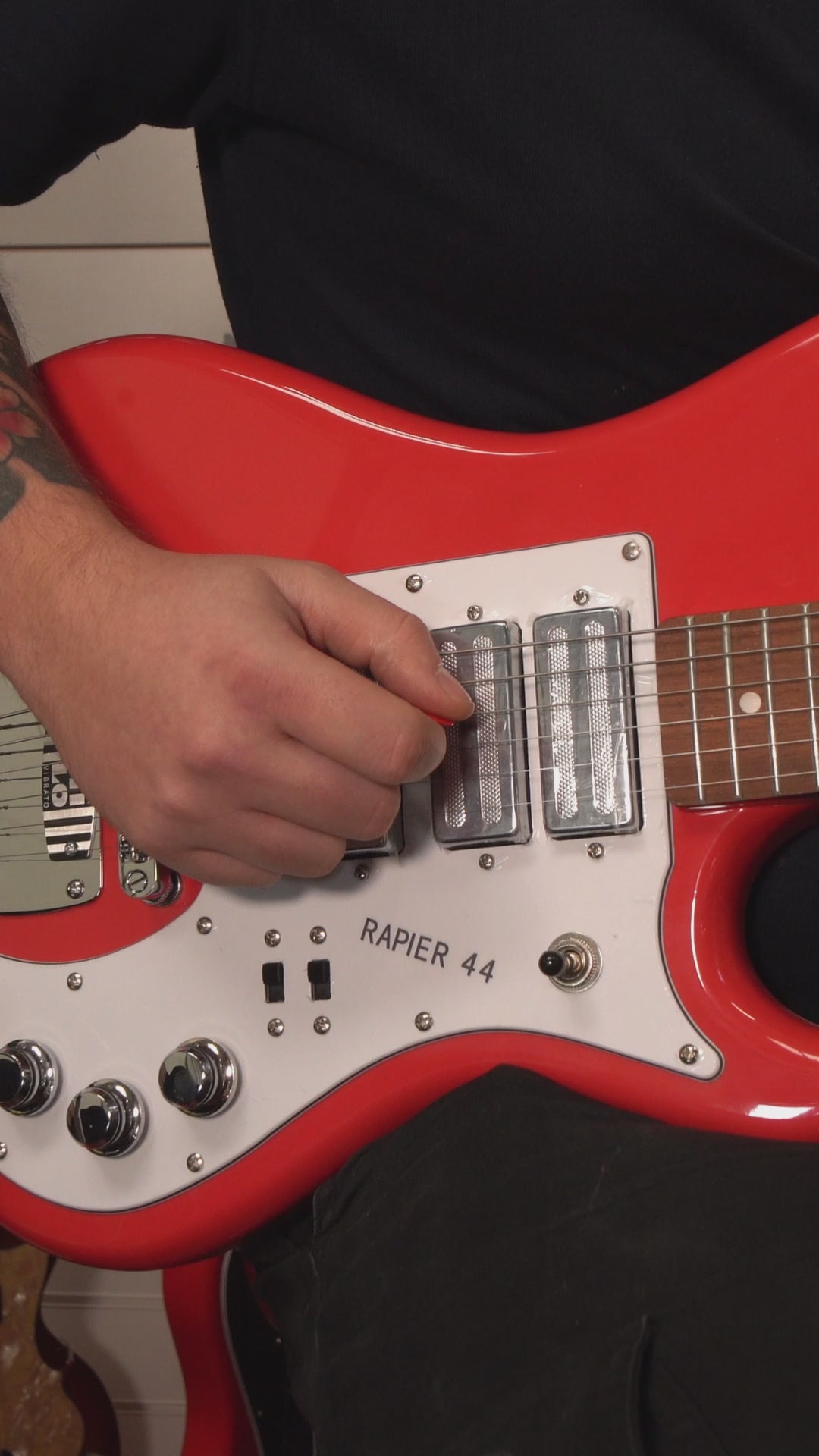 Rapier 44 Electric Guitar Fiesta Red