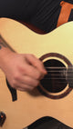 Vintage Statesboro Moonshine Orchestra Cutaway Acoustic Guitar - Natural Moonshine
