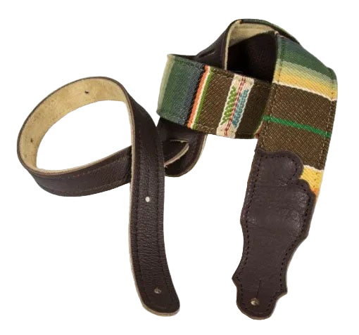 Franklin 2in Saddle Blanket Guitar Strap - Chocolate