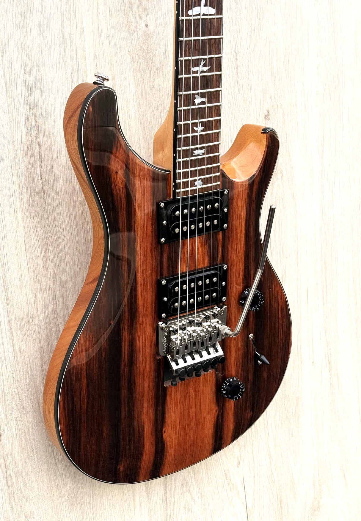 PRS SE Custom 24 Floyd Rose Exotic Wood LTD Ebony 2016