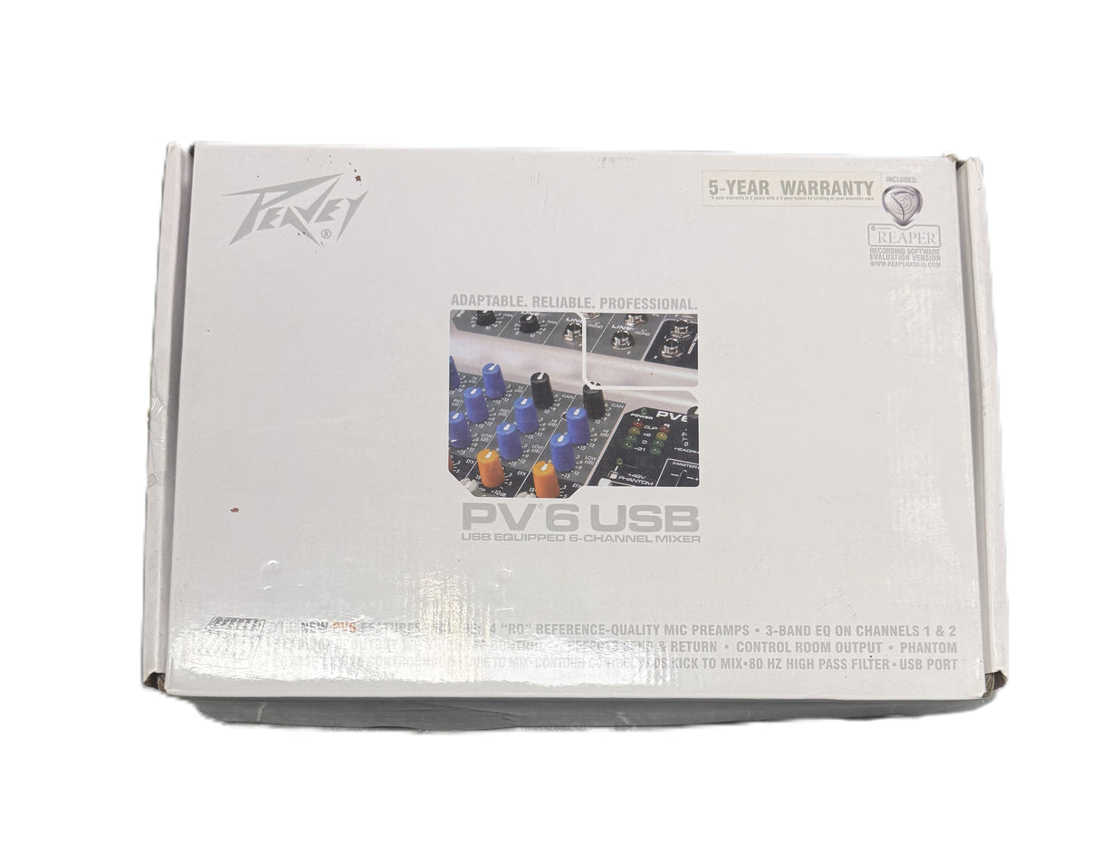 Peavey PV6USB Mixer