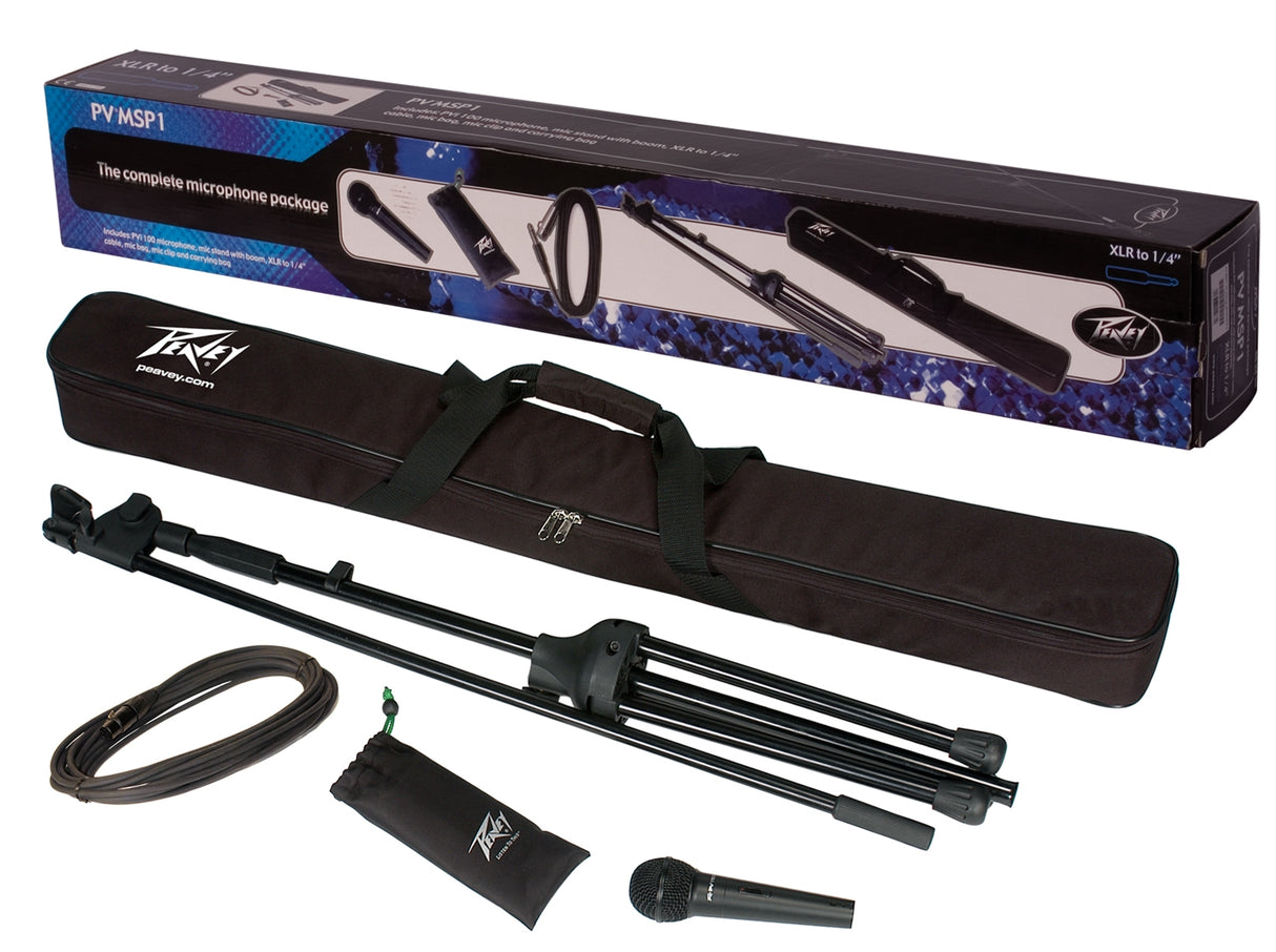 Peavey Microphone And Accessory Pack With PVi100 Microphone Stand and Cable