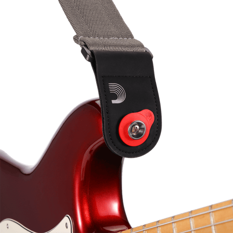 D'Addario Flex Lock Strap Block, Red