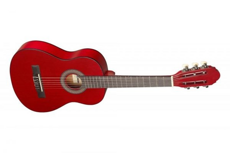 Stagg 1/4 Linden Classical Guitar Red