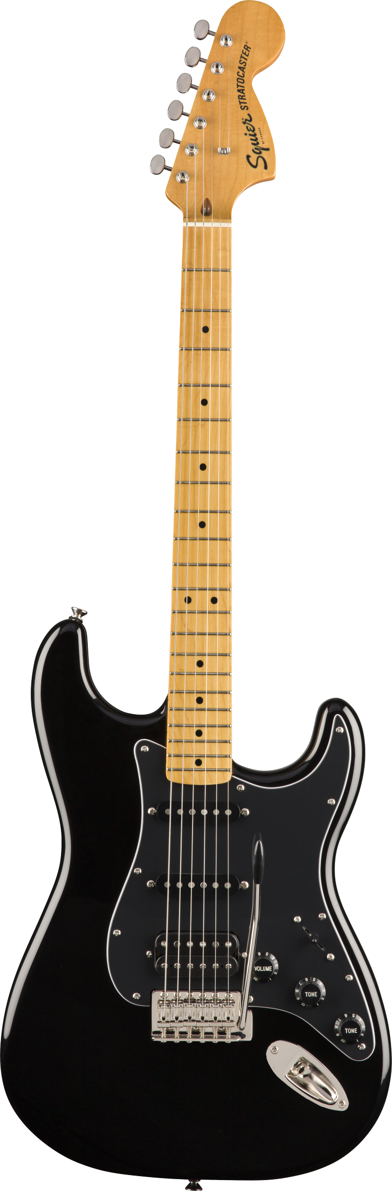 Squier Classic Vibe 70s Strat HSS MN Black