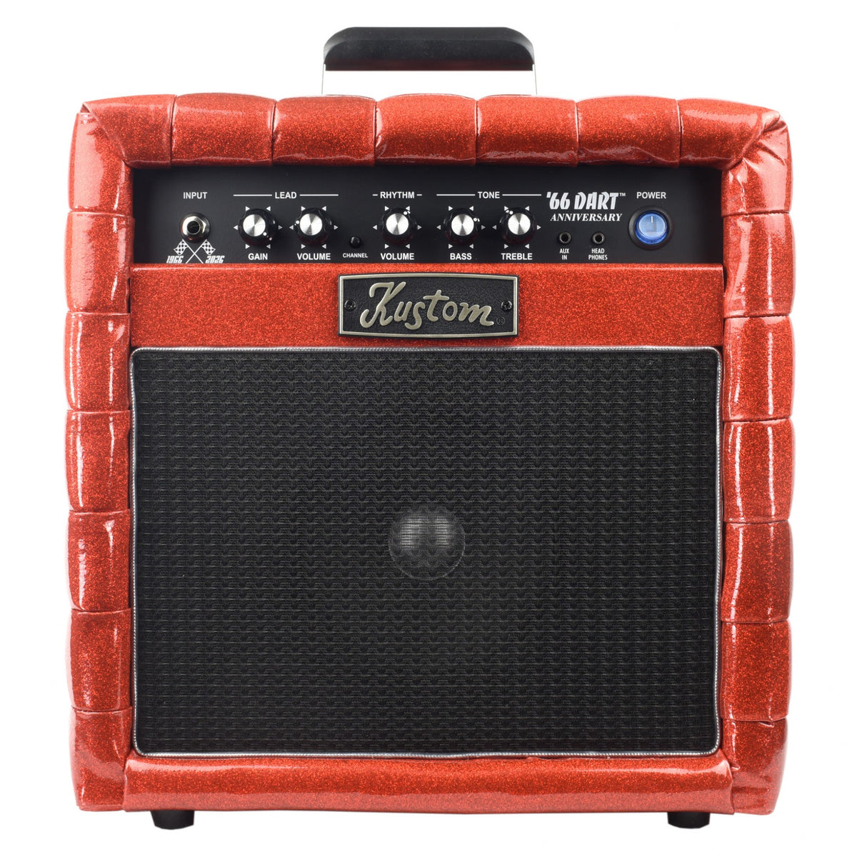 Kustom 66 Dart - 10 Watt Electric Guitar Combo Amplifier - Red Tuck And Roll