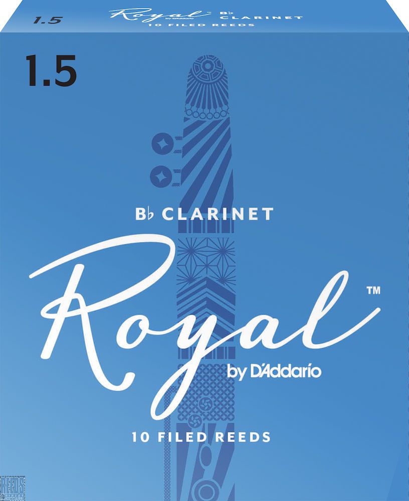 Rico Royal Bb Clarinet Reed  1.5 box of 10