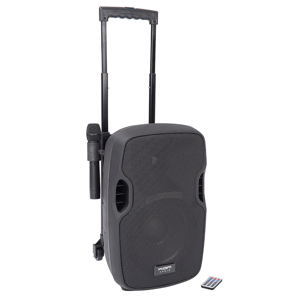 Kam Portable Bluetooth 10" PA Speaker Bundle