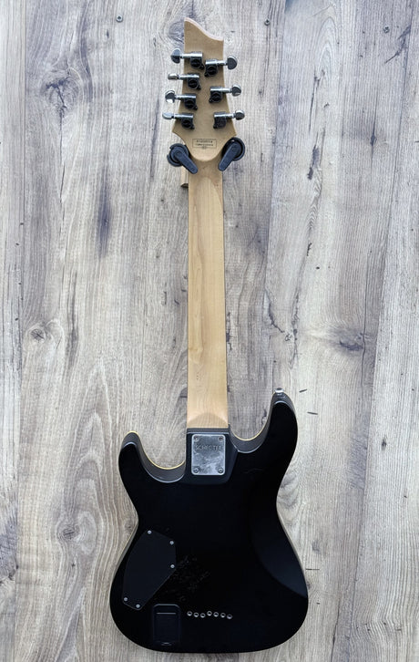 Schecter Demon 7 Aged Black Stain Diamond Series