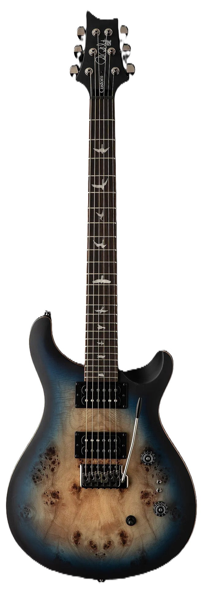 ギター PRS SE Custom24 Lake Blue Midnight Burst PRS SE Custom 24-08 Exotic Electric Guitar - Lake Blue Midnight