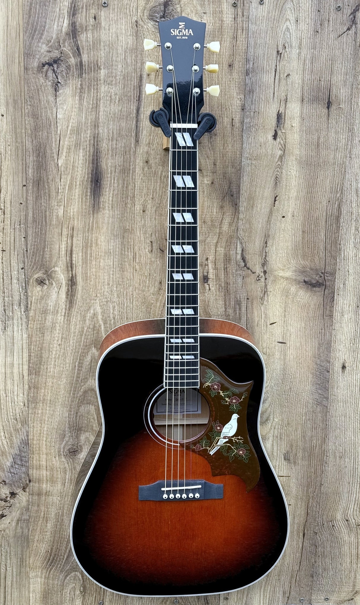 Sigma DA-SG7 Dreadnought Electro-Acoustic Flamed Maple 2021