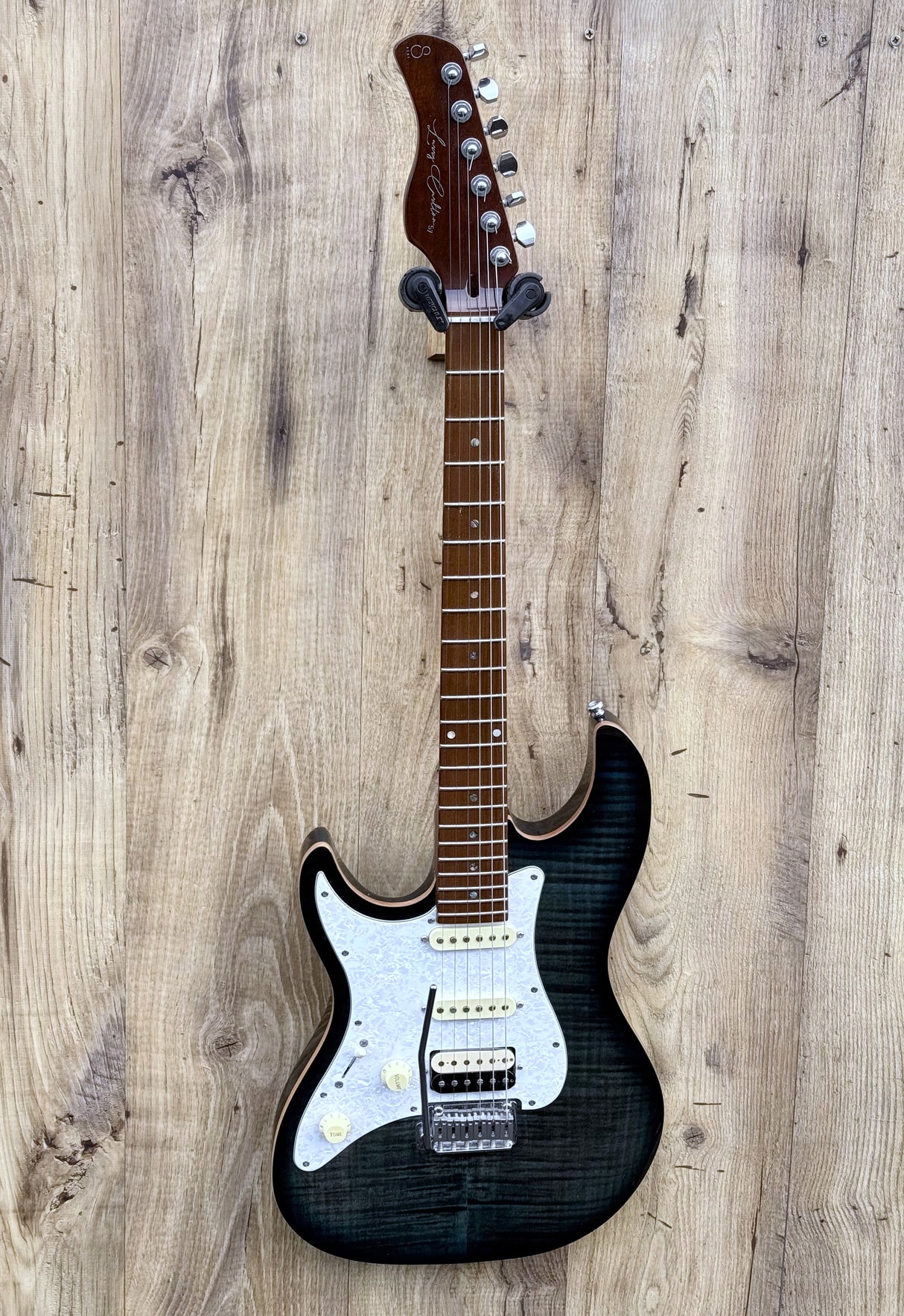 Sire Larry Carlton S7 FM - Transparent Blue Left Hand