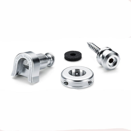 Schaller S-Lock Strap Locks - Black Chrome